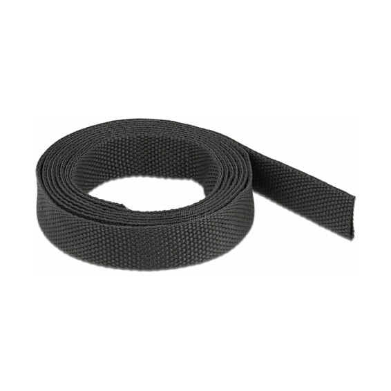 Pleteni termoskupljajući bužir DELOCK 2 m x 10 mm (21) crna boja-0