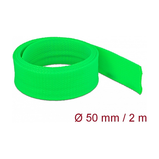 Pleteni bužir DELOCK za kabele 2 m x 6 mm, plavo-crveno-bijela boja