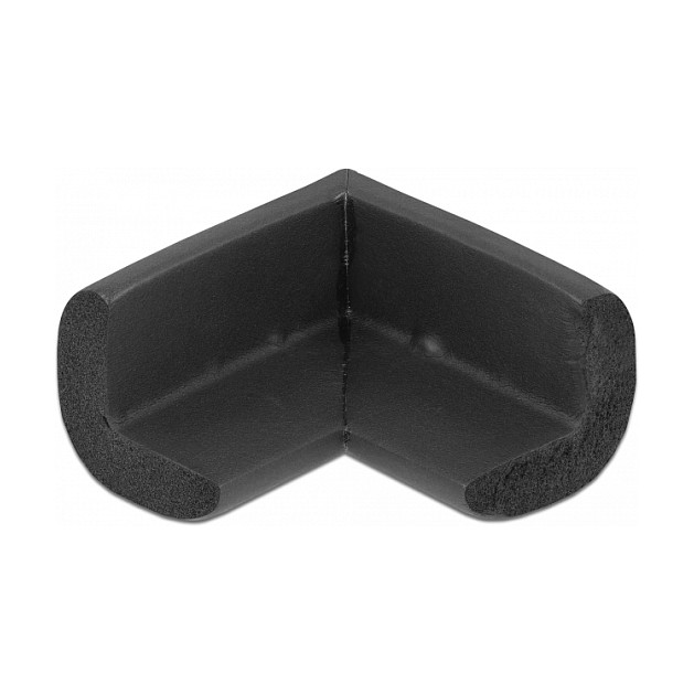 Pjenasti štitnik za rubove DELOCK samoljepljivi (56 x 56 x 33 mm) crna boja