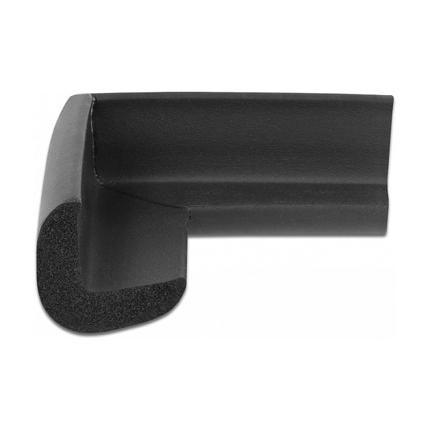 Pjenasti štitnik za rubove DELOCK samoljepljivi 56 x 56 x 22 mm crna boja (4 komada)-2