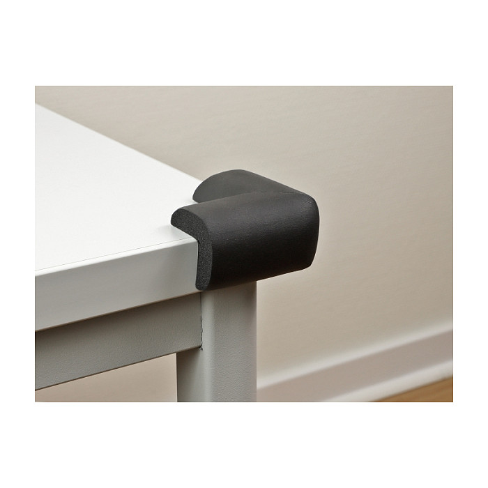 Pjenasti štitnik za rubove DELOCK samoljepljivi 56 x 56 x 22 mm crna boja (4 komada)-3