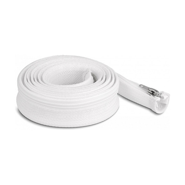 Organizator kabela DELOCK pleteni bužir s patentnim zatvaračem 2 m x 30 mm bijela boja-0