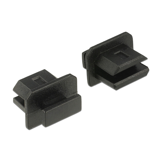 Zaštitni poklopci DELOCK za mini DisplayPort priključak (10 komada) crna boja