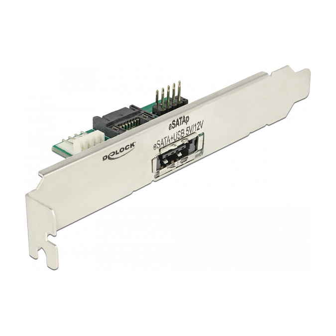 DELOCK PCI nosač s eSATApd priključkom 5V/12V - 63921