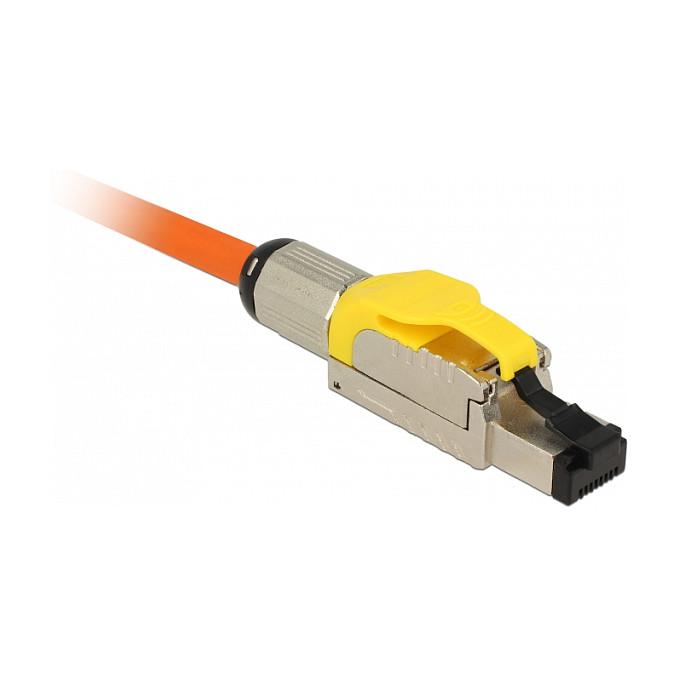Konektor DELOCK RJ45 Cat.6A STP metalni (montaža bez alata)-2