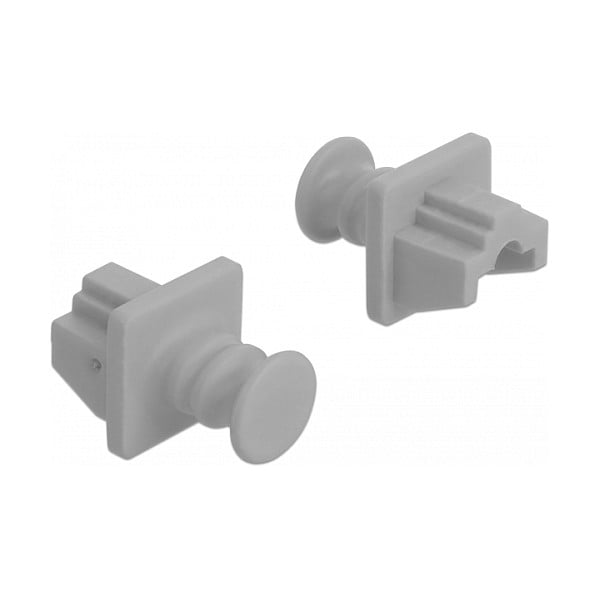Zaštitni poklopci DELOCK za RJ45 utičnicu 86508 (10 komada) siva boja-0