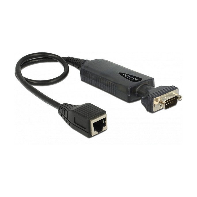 Konverter DELOCK Ethernet LAN RJ45 na serijski RS-232 DB9, 62976