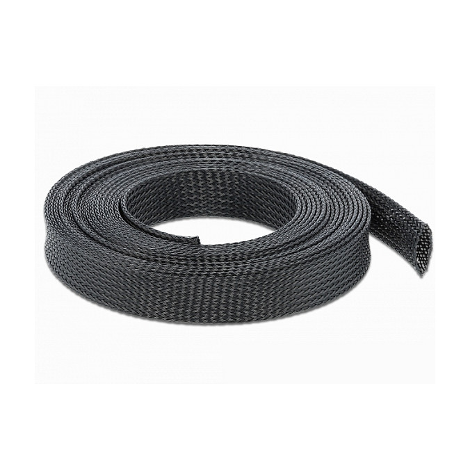 Pleteni bužir DELOCK rastezljivi za kabele (5 m x 19 mm) crna boja