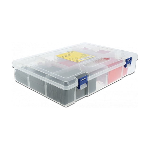 Set termoskupljajućih bužira DELOCK 20673 (520 komada, crvena/crna boja)-1