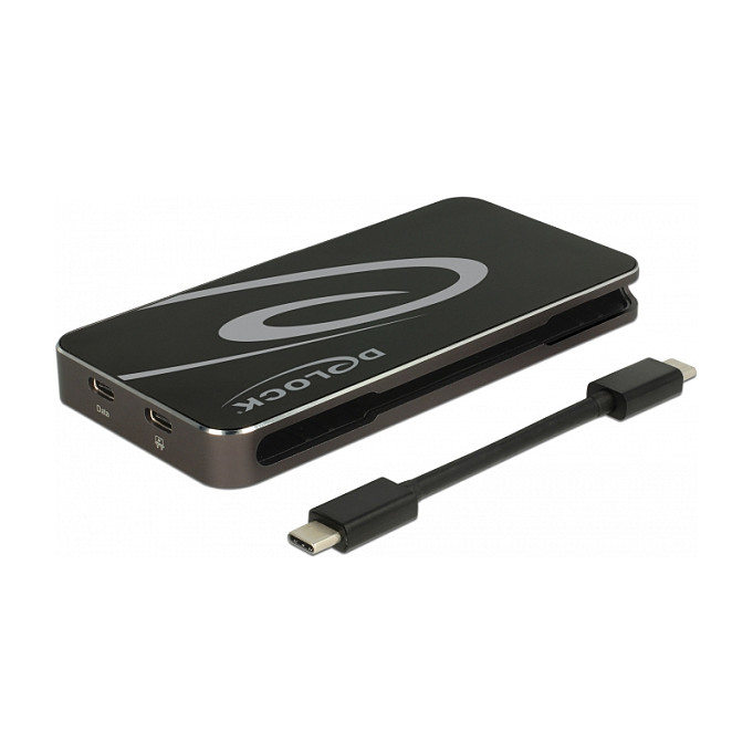 Priključna stanica DELOCK USB-C 3.2 (4K HDMI/DP, VGA, LAN, PD 3.0)-3