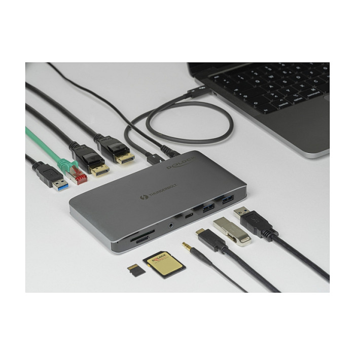 Docking stanica DELOCK Thunderbolt 3 8K (87777)-3