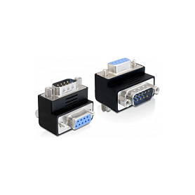 Adapter DELOCK DB9 muški na ženski, kutni 270°