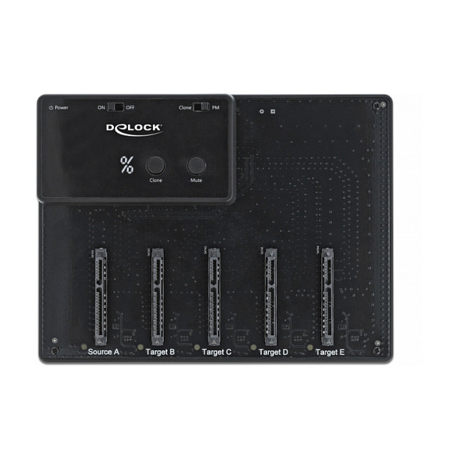 DELOCK Docking i klonirajuća stanica za 5 x 2.5" SATA HDD / SSD, USB 5 Gbps-3