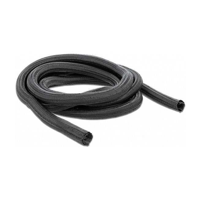 Samozatvarajući pleteni bužir DELOCK 2 m x 9 mm crna boja-0