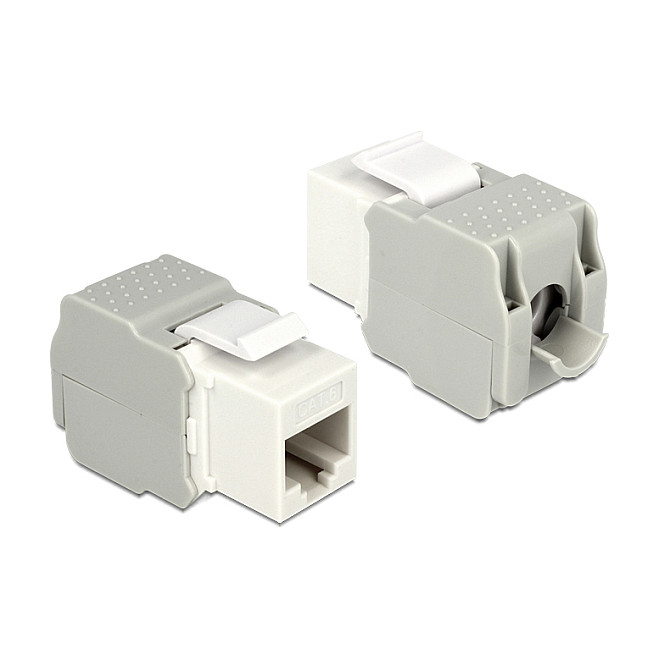 Delock Keystone Modul Cat.6 UTP, RJ45 na LSA, bijeli