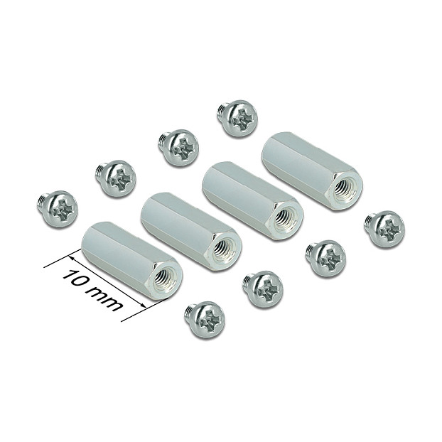 Set odstojnika i vijaka DELOCK M2.5 za Raspberry Pi (10 mm)