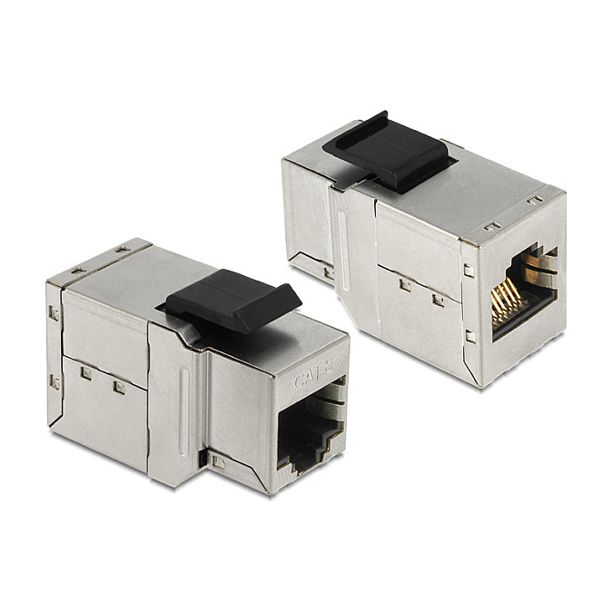 Delock Keystone Modul RJ45 (Ž) na RJ45 (Ž) Cat.6-0