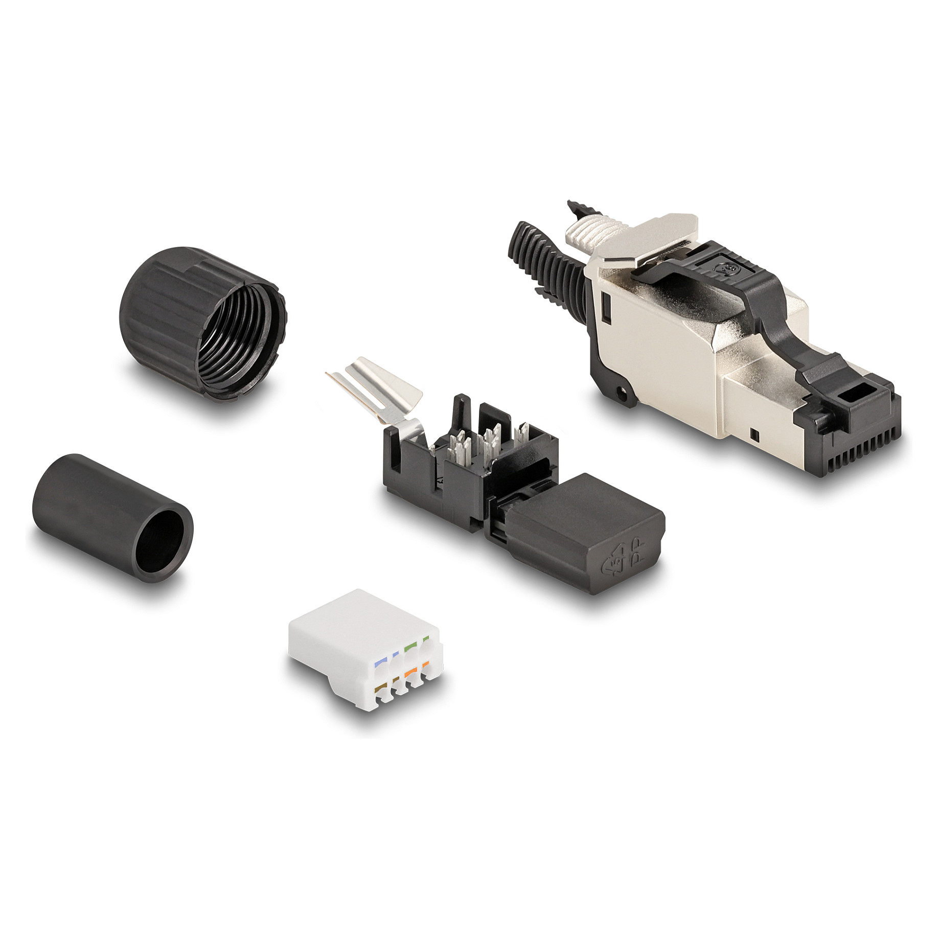 Konektor DELOCK RJ45 za terensku montažu Cat.6A STP (86016)-2
