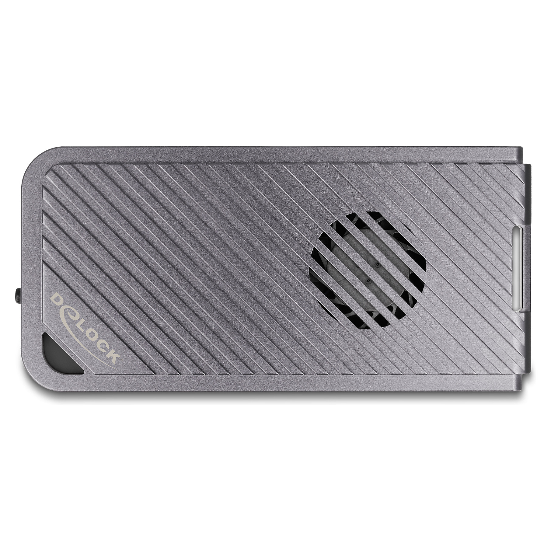 Vanjsko kućište DELOCK 42025 za M.2 NVMe SSD (USB4 40 Gbps, Gaming, LED, ventilator)-2