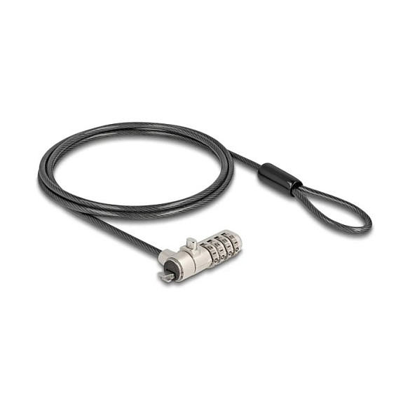Sigurnosna brava DELOCK s kombinacijom za HP Nano utor, 1.8 m