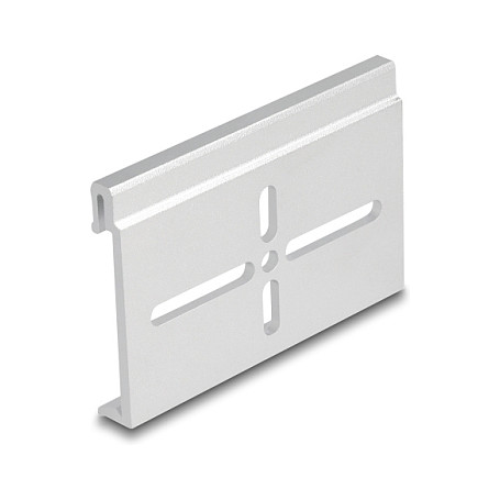DELOCK Aluminijska montažna kopča za DIN šinu, 70 x 47.8 mm-1