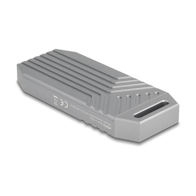 Kućište DELOCK 42033 za M.2 NVMe SSD, USB4 40 Gbps, instalacija bez alata-1
