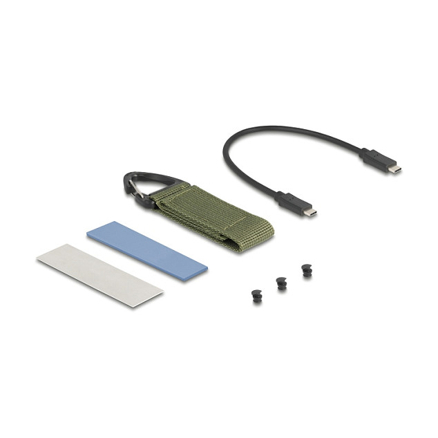 Kućište DELOCK 42033 za M.2 NVMe SSD, USB4 40 Gbps, instalacija bez alata-2