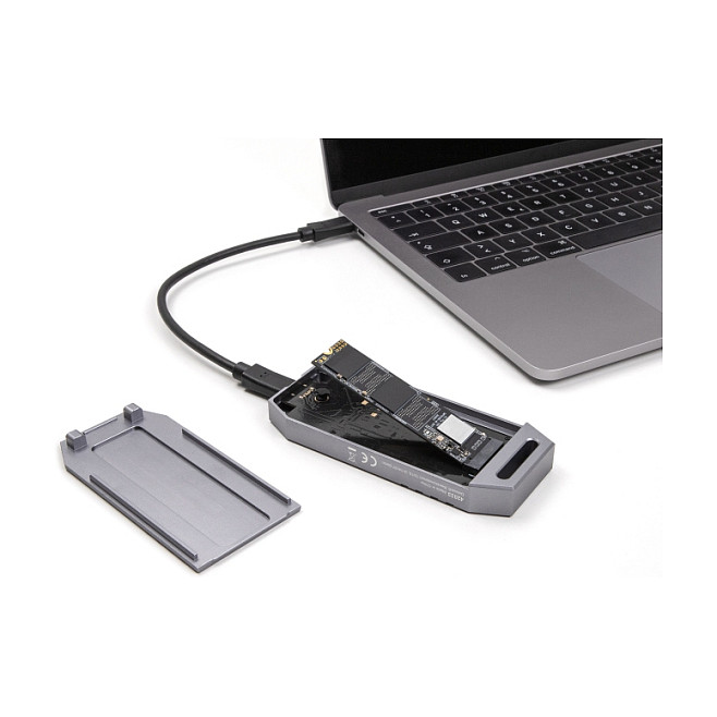 Kućište DELOCK 42033 za M.2 NVMe SSD, USB4 40 Gbps, instalacija bez alata-3