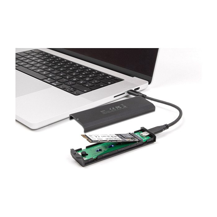 Kućište DELOCK za M.2 NVMe/SATA SSD USB-C 3.2 Gen 2x2 (20 Gbps), bez alata-4