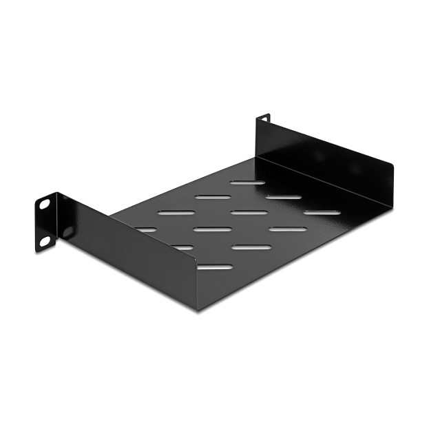 Polica za 10" ormar DELOCK 67317, 1U, s ventilacijskim otvorima, dubina 150 mm, nosivost 25 kg-1