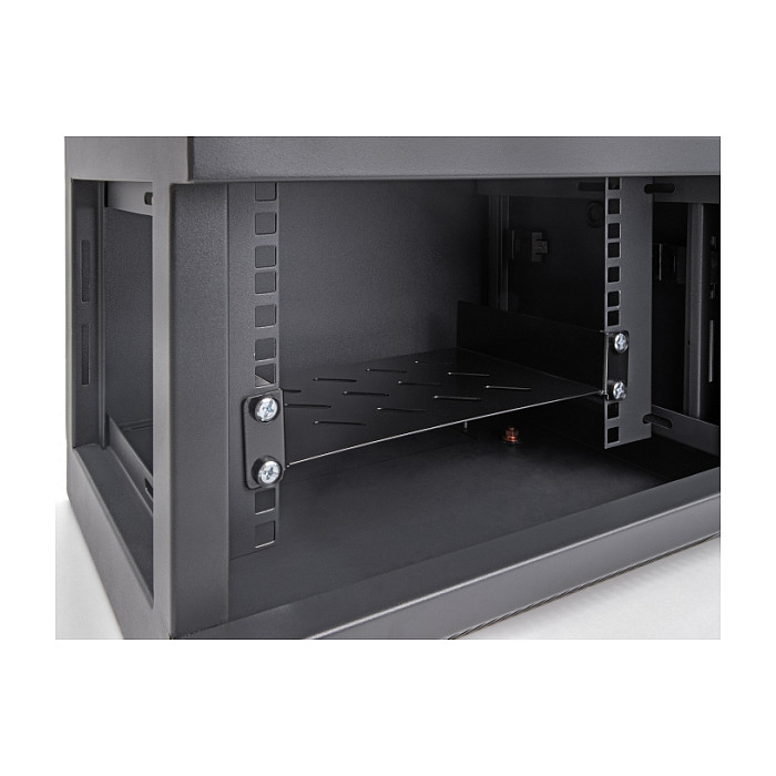 Polica za 10" ormar DELOCK 67317, 1U, s ventilacijskim otvorima, dubina 150 mm, nosivost 25 kg-2