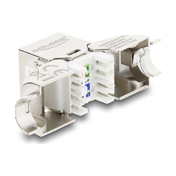 Delock Keystone Modul RJ45 (Ž) na LSA Cat.6A, oklopljeni, 45° kutni, bez alata-1