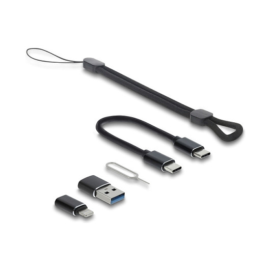 DELOCK USB 5 Gbps čitač kartica za SD i Micro SD s pretincima za pohranu-6