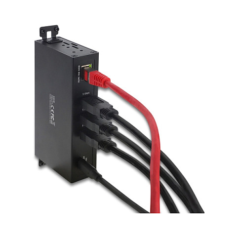 USB hub DELOCK 64336, 3-port USB-A 5 Gbps, RJ45 Gigabit LAN PoE++, USB-C-4