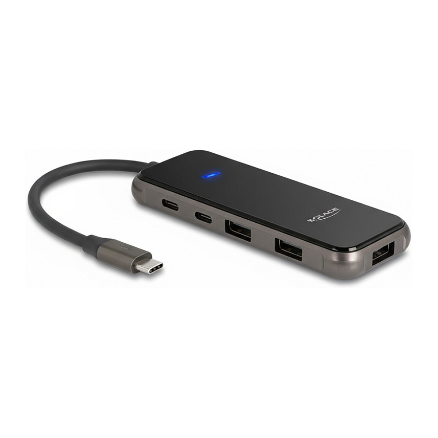 Priključna stanica DELOCK USB-C 4K (HDMI, 2x USB 3.0, SD/MicroSD, PD 85W)-0
