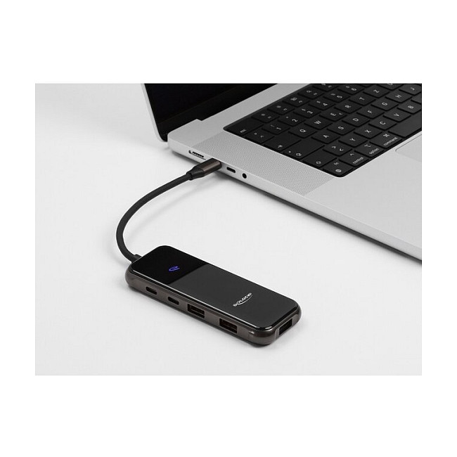 Priključna stanica DELOCK USB-C 4K (HDMI, 2x USB 3.0, SD/MicroSD, PD 85W)-2