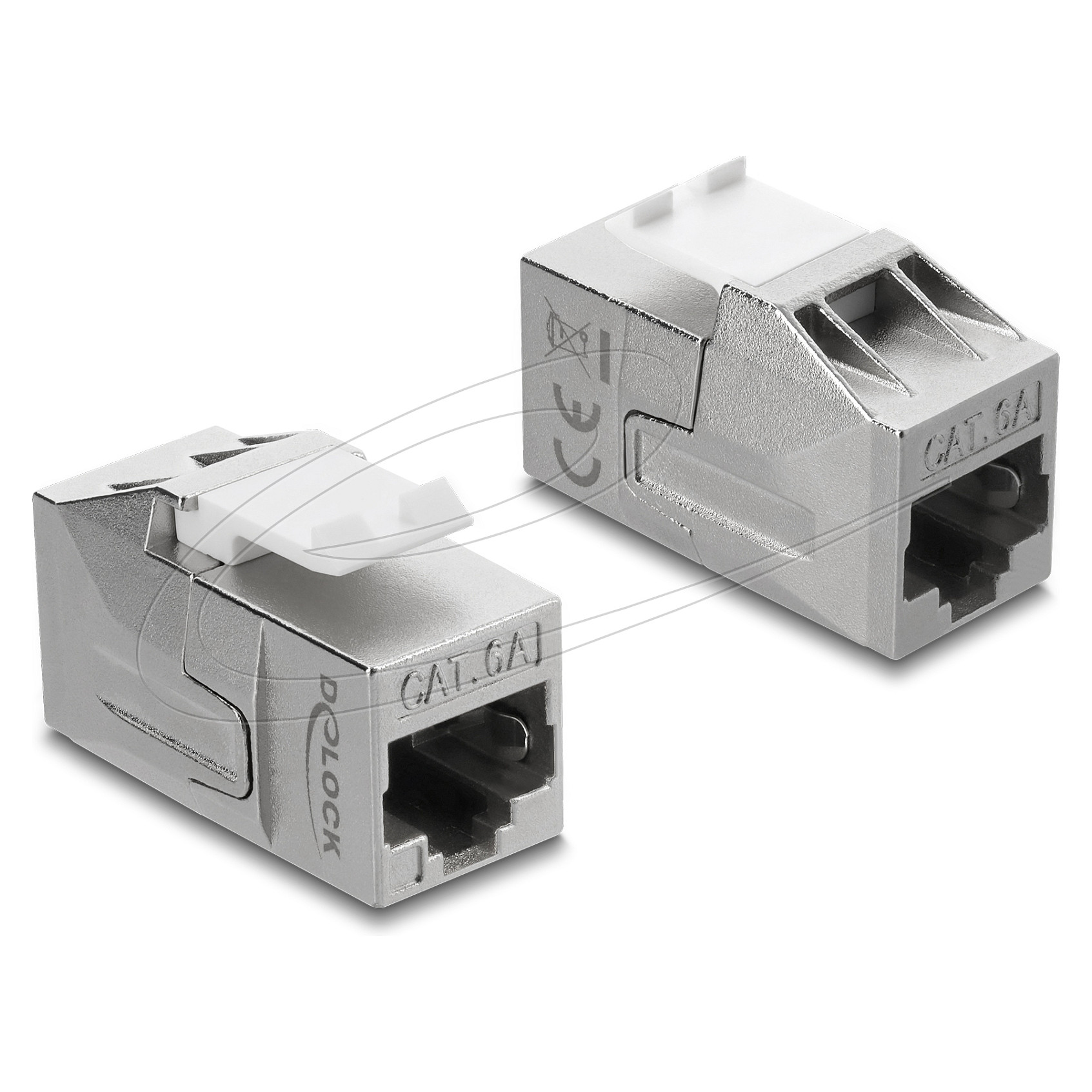Delock Keystone Modul RJ45 Spojnica Cat.6A, oklopljena