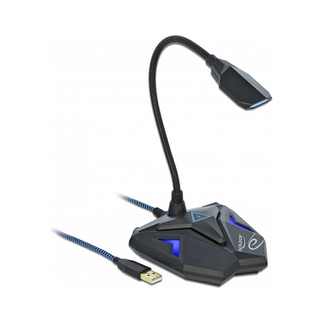 Mikrofon DELOCK 66330 stolni USB gaming s Mute tipkom-1