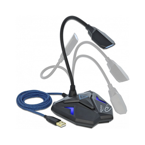 Mikrofon DELOCK 66330 stolni USB gaming s Mute tipkom-2