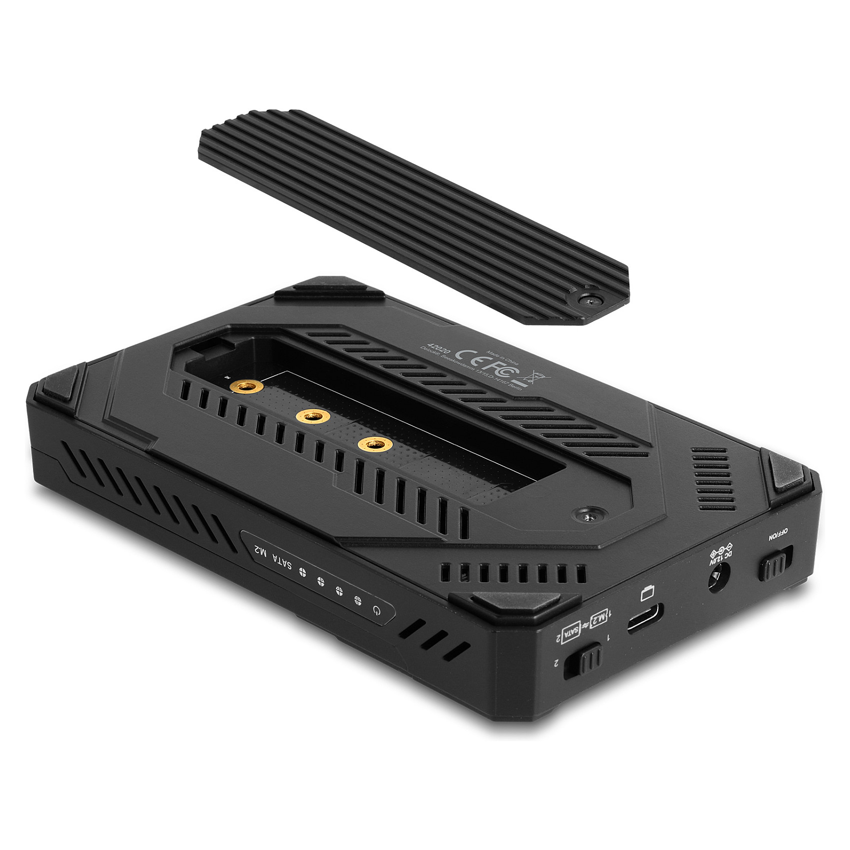 Vanjsko kućište DELOCK za M.2 NVMe i 2.5" SATA diskove s funkcijom kloniranja
