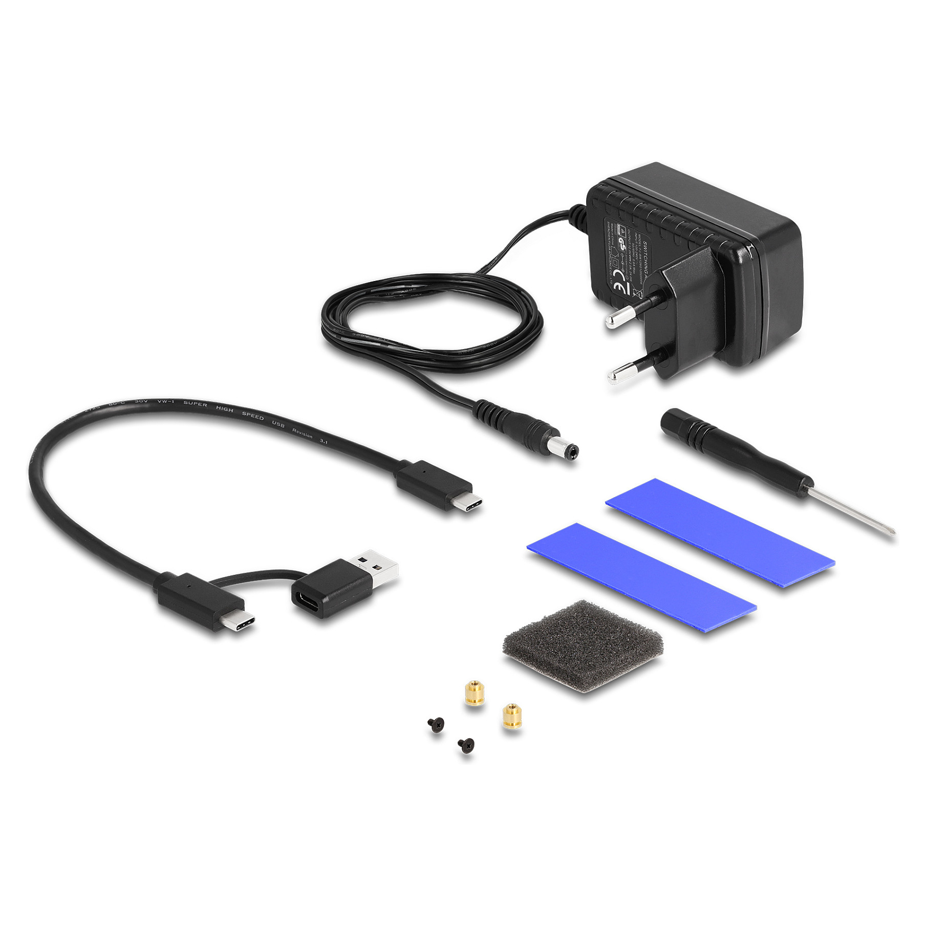 Vanjsko kućište DELOCK za M.2 NVMe i 2.5" SATA diskove s funkcijom kloniranja-1