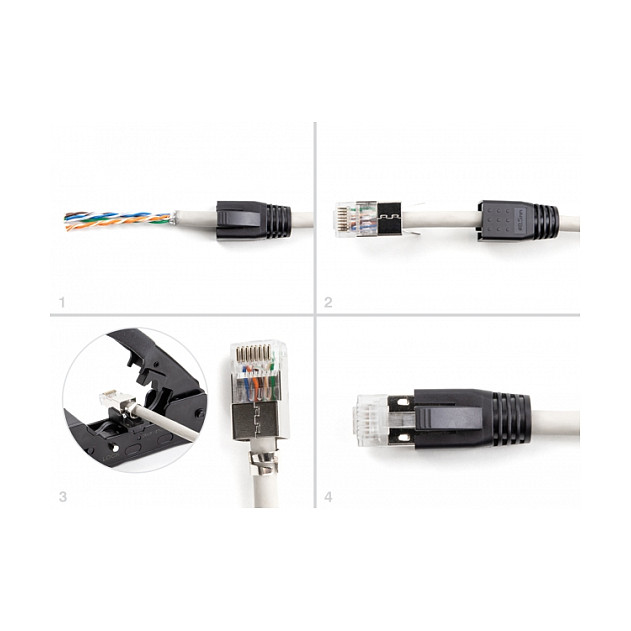 Konektori DELOCK RJ45 STP Cat.6A / Cat.7, set 25 komada-3