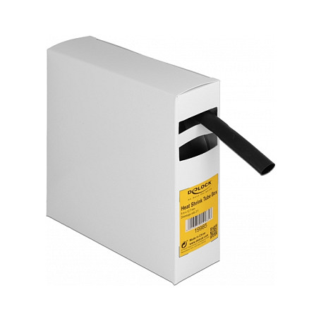 Termoskupljajući bužir DELOCK s ljepilom 12.7 mm, 5m, 31, crna boja