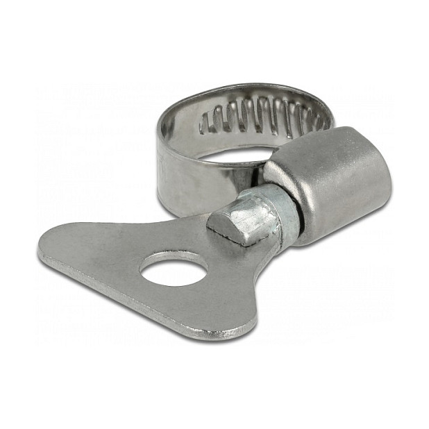 Obujmice za crijevo DELOCK 10-16 mm s leptir maticom (10 komada)-0