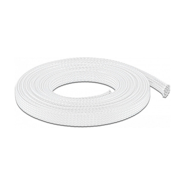 Bužir pleteni rastezljivi DELOCK 10 m x 12 mm bijela boja