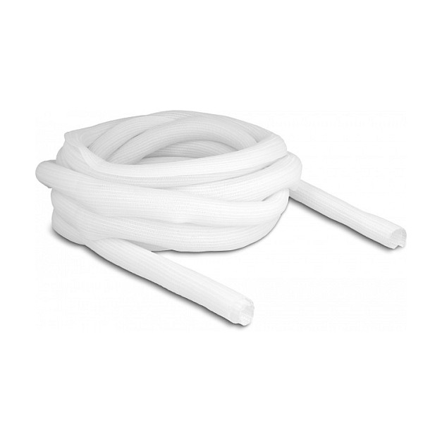 Pleteni bužir DELOCK samozatvarajući 5 m x 25 mm bijela boja (20811)