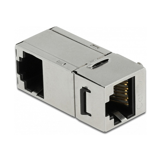 Delock Keystone Modul Cat.6A RJ45 (Ž) na RJ45 (Ž), kutni 90°, oklopljen-1
