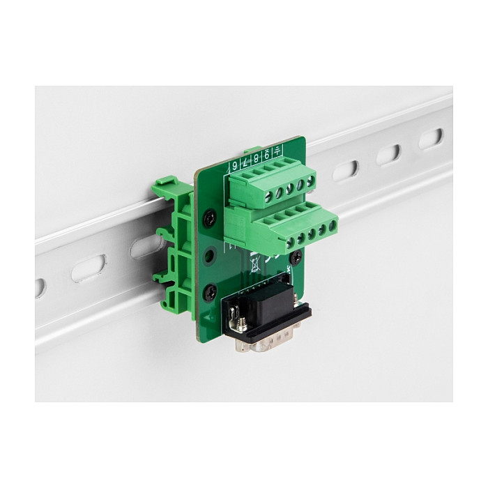 Delock Adapter DB9 muški na terminalni blok za DIN šinu-3
