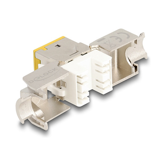 Delock Keystone Modul RJ45 (Ž) na LSA Cat.6A, bez alata, žuti (10 komada)-2