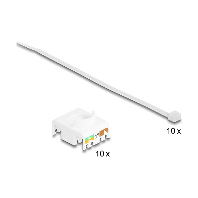 Delock Keystone Modul RJ45 (Ž) na LSA Cat.6A, bez alata, žuti (10 komada)-3